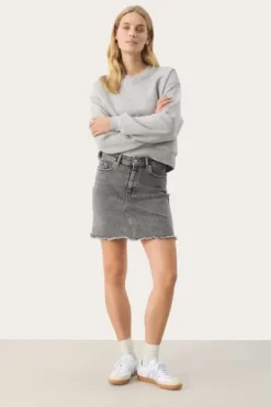 Part Two - Jenice farkkuhame, grey denim