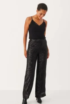 Part Two - Tatiana kimallehousut long, musta