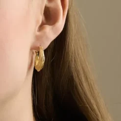 Pernille Corydon - Coastline korvakorut, hopea