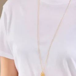 Pernille Corydon - Coin & Circle kaulakoru, hopea