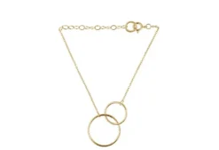 Pernille Corydon - Double Plain rannekoru, kulta