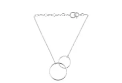 Pernille Corydon - Double Plain rannekoru, hopea