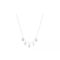 Pernille Corydon - Flake Necklace, hopea