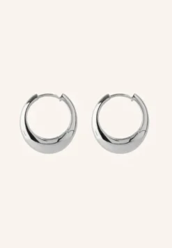 Pernille Corydon - Globe Huggies korvarenkaat, hopea