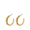Pernille Corydon - Hana Earrings 22mm, kulta