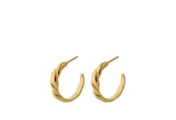 Pernille Corydon - Hana Earrings 22mm, kulta