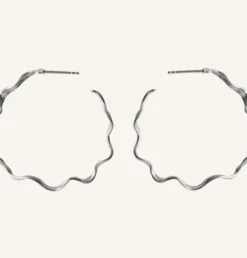 Pernille Corydon - Large Hellir Hoops, hopea