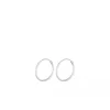 Pernille Corydon - Micro Plain Hoops, hopea 15mm