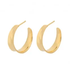 Pernille Corydon - Midi Saga korvakorut, kulta