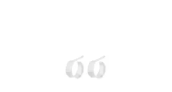 Pernille Corydon - Mini Saga korvakoru, hopea