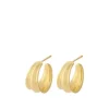 Pernille Corydon - Ocean Shine korvakorut, kulta
