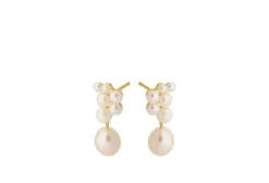 Pernille Corydon - Ocean Treasure nappikorvakorut, kulta