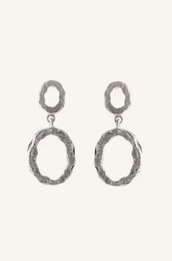 Pernille Corydon - Shadow Storm korvakorut, hopea