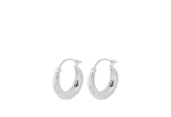 Pernille Corydon - Small Coastline Earrings 16mm, hopea