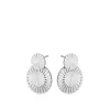 Pernille Corydon - Small Starlight Earrings 20mm, hopea