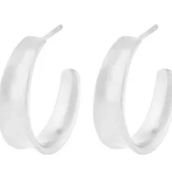 Pernille Corydon - Small Saga korvakorut, hopea