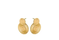 Pernille Corydon - Starlight Earrings 30mm, kulta