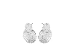 Pernille Corydon - Starlight Earrings 30mm, hopea