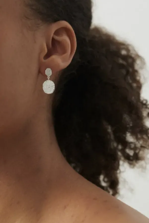 Pernille Corydon - Storm korvakorut, hopea