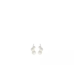 Pernille Corydon - Treasure nappikorvakorut, hopea