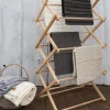 Pesuliisu - puinen pyykkiteline, korkea