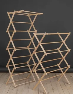 Pesuliisu - puinen pyykkiteline, leveä