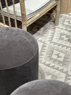 Tine K Home Pouf rahi 45x46, mocca