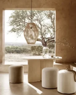 Tine K Home Pouf rahi 45x46, mocca