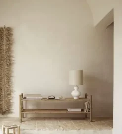 Tine K Home Pöytävalaisin curve, valkoinen