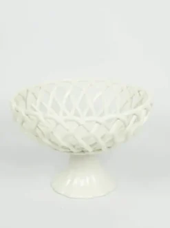 Olsson & Jensen Ruth jalallinen porsliinikori, luonnonvalkoinen