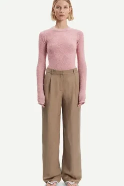 Samsoe&Samsoe - Agneta housut, dark elmwood