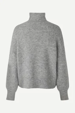 Samsoe&Samsoe - Nola pooloneule, grey melange