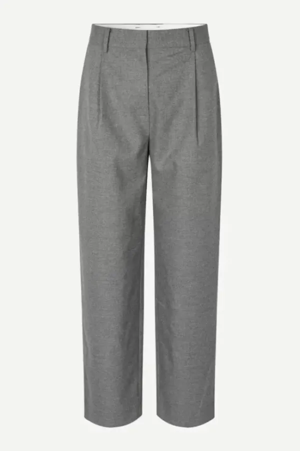 Samsoe&Samsoe - Saagneta housut, grey melange