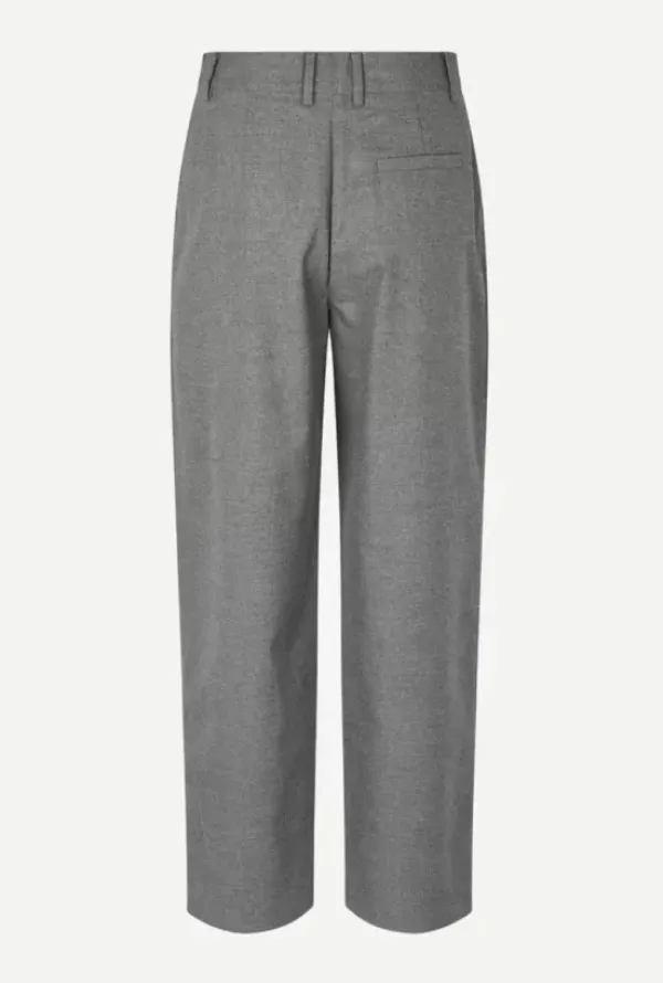 Samsoe&Samsoe - Saagneta housut, grey melange