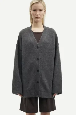 Samsoe&Samsoe - Saceleste neuletakki, black oyster