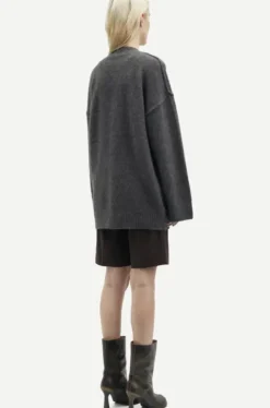 Samsoe&Samsoe - Saceleste neuletakki, black oyster