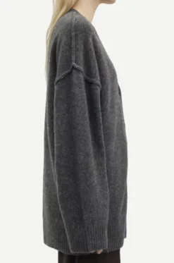 Samsoe&Samsoe - Saceleste neuletakki, black oyster