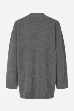 Samsoe&Samsoe - Saceleste neuletakki, black oyster