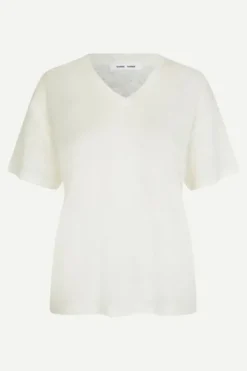 Samsoe&Samsoe - Saeli t-paita pellavaa, solitary star