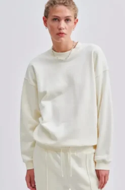 Second Female - Abadell collegepaita, off white