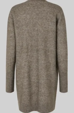 Second Female - Brook pitkä neuletakki, chocolate chip