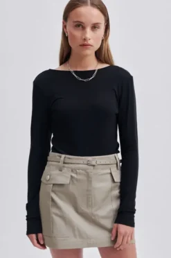 Second Female - Matima Open Back paita, musta