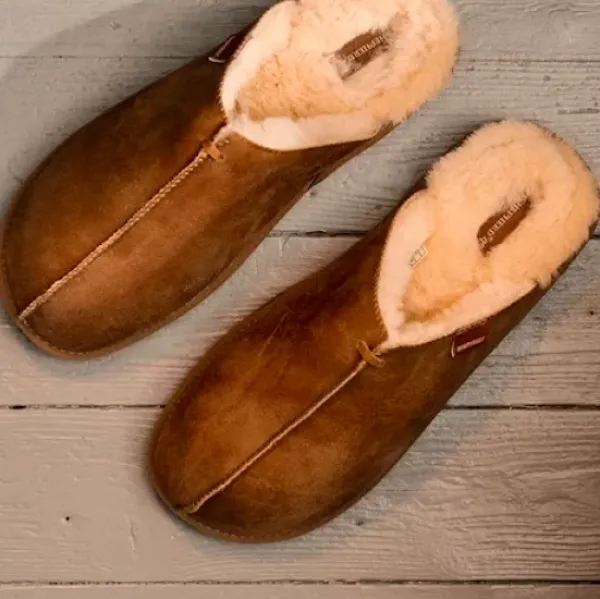 Shepherd of Sweden - Hugo tohvelit miehille, antique