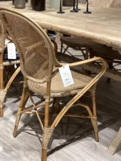 Sika-Design – Rossini rottinkituoli käsinojilla, antique