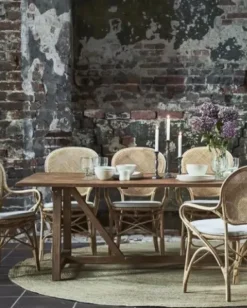 Sika-Design – Rossini rottinkituoli käsinojilla, naturel