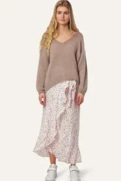 Americandreams Silja mohairneule, beige