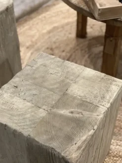 Snowdrops Copenhagen - kuutio puujakkara/pöytä 40, natural