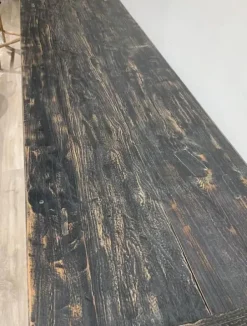 Snowdrops Copenhagen - pitkä sivupöytä hyllyllä #723, black