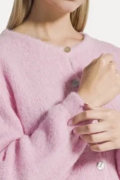 Americandreams Susan neuletakki alpakkaa, soft berry