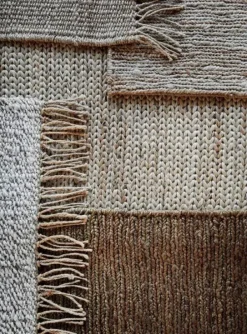 Tell Me More - hamppumatto hapsuilla 80x150, tie mix